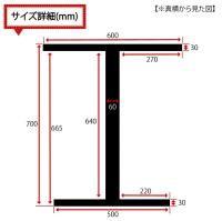 円テーブル(φ600) (黒脚)